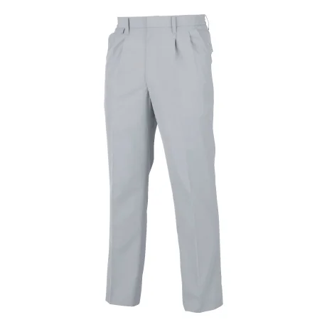作業服 シャーリングツータックパンツ シルバーグレー 【6642-BBO】 