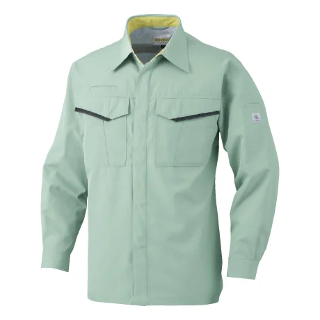 作業服 長袖シャツ アースグリーン 【6645-BBO】 