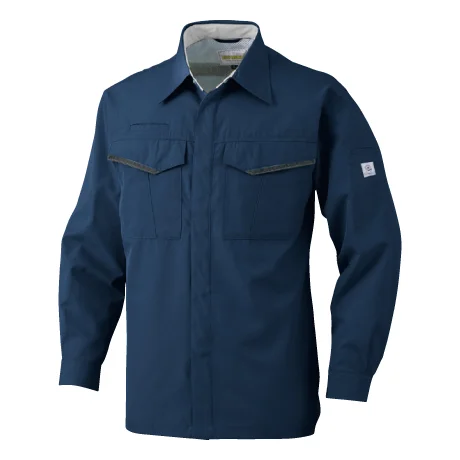 作業服 長袖シャツ シルバーグレー 【6645-BBO】 