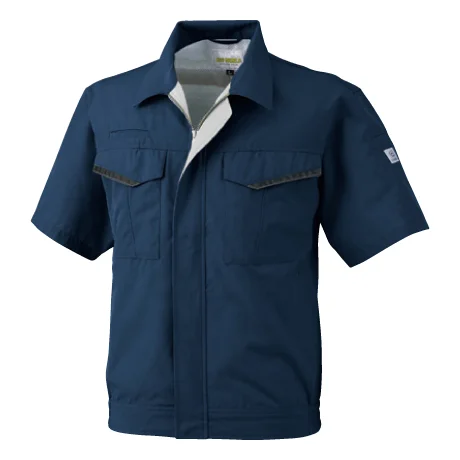 作業服 長袖ジャケット ネイビー 【6648-BBO】 