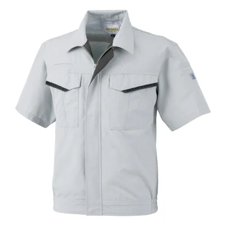 作業服 長袖ジャケット シルバーグレー 【6648-BBO】 