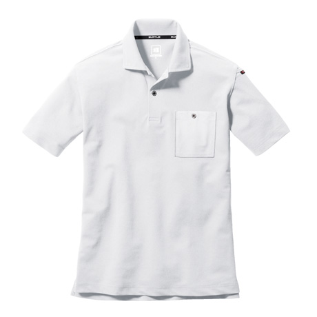 消臭半袖ポロシャツ【667-BAT】 29.ホワイト