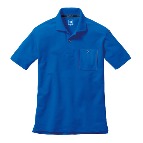 消臭半袖ポロシャツ【667-BAT】 47.サーフブルー