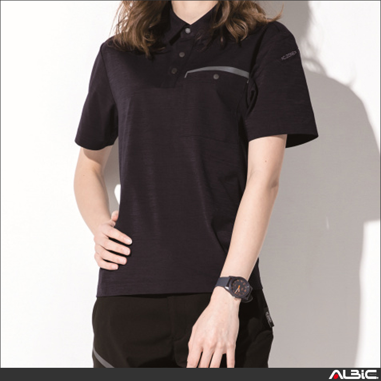 消臭テープ付き半袖ポロシャツ【6670-XEB】 商品写真