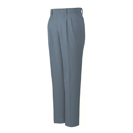 帯電防止ストレッチツータックパンツ【6710-JIC】 C015.ブルーグレー