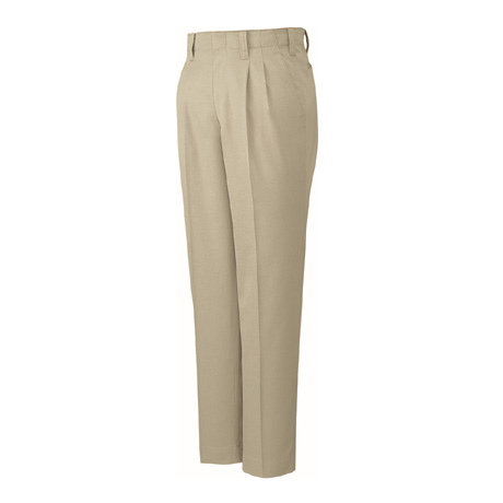 帯電防止ストレッチツータックパンツ【6710-JIC】 C017.アイボリー