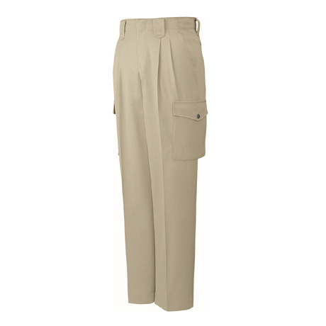 帯電防止ストレッチツータックパンツ【6720-JIC】 C017.アイボリー