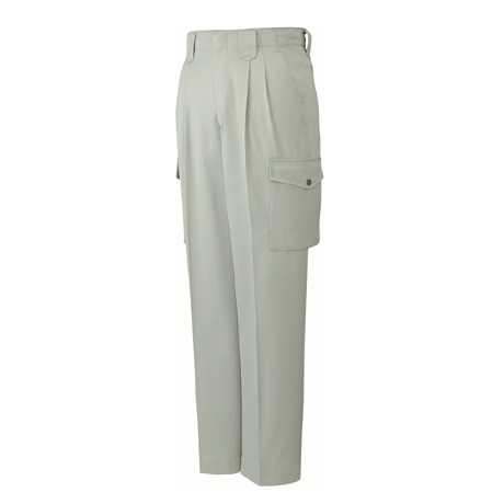 帯電防止ストレッチツータックパンツ【6720-JIC】 C039.アースグリーン