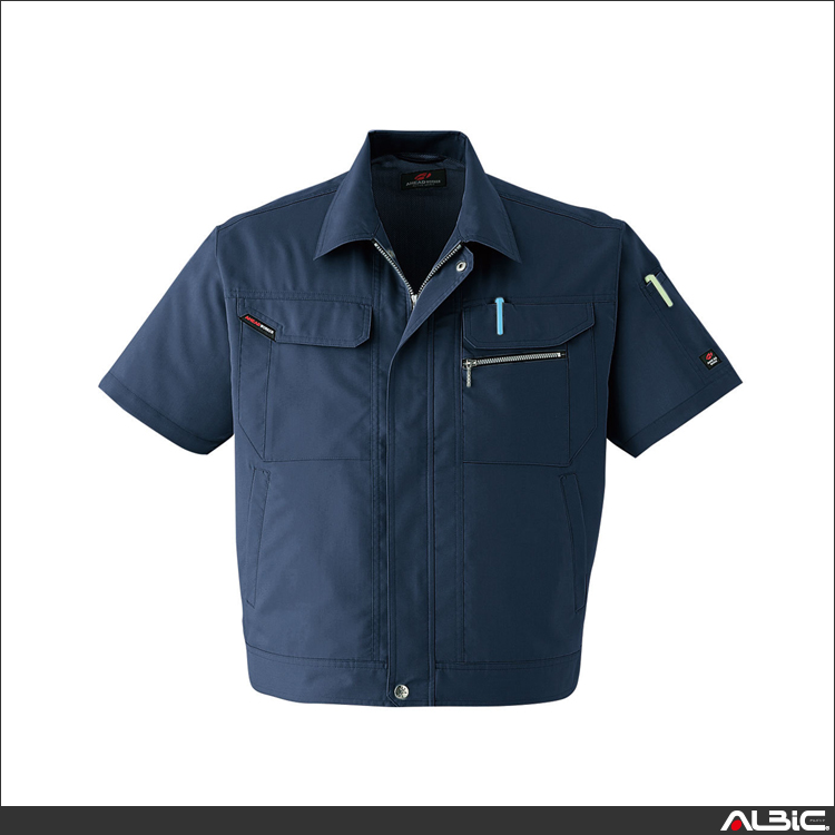 防汚加工半袖ブルゾン【6801-ASC】 商品写真