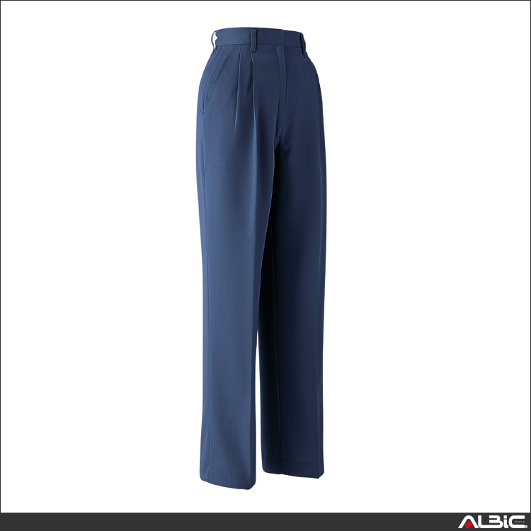 レディースパンツ　ツータック脇シャーリング【683-ASC】 商品写真