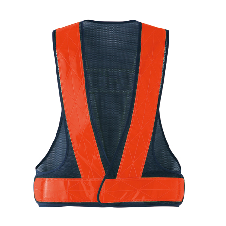 安全ベスト【70003-ASC】 76.ネイビー×オレンジ