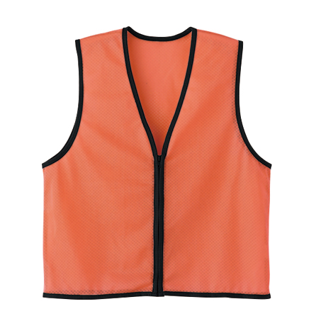 メッシュベスト【70016-ASC】 60.蛍光オレンジ