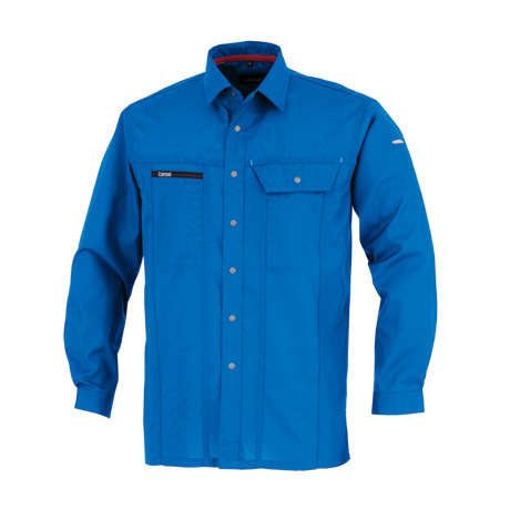 KANSAI吸汗速乾長袖シャツ【70034-OKH】 C4.ブルー