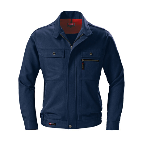 形態安定長袖ブルゾン【7011-BAT】 3.ネイビー