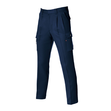 形態安定ツータックカーゴパンツ【7012-BAT】 3.ネイビー