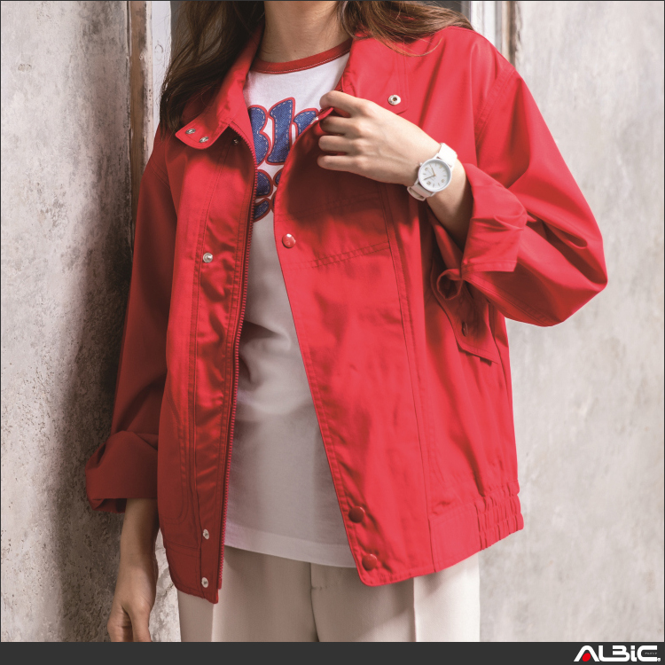 カラー長袖ブルゾン【704-XEB】 商品写真