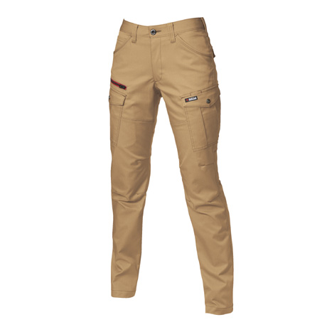 SDGｓレディースカーゴパンツ【7059-BAT】 23.カーキ