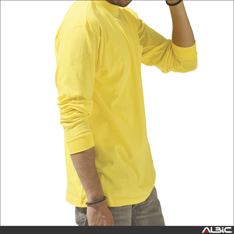 胸ポケット付き長袖Tシャツ【707015-ATK】 商品写真