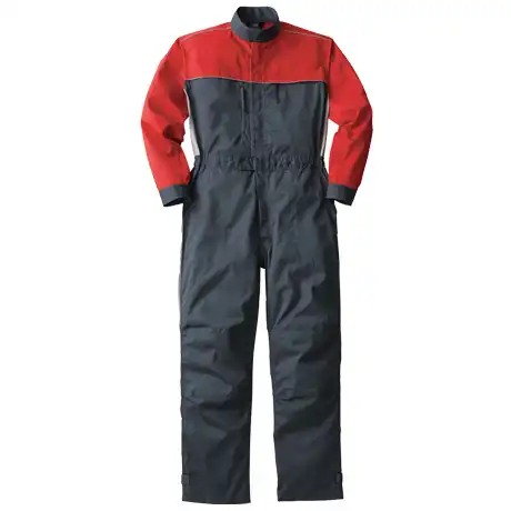 077 チャコール×レッド