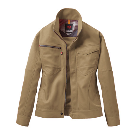 裏綿レディースジャケット【7088-BAT】 24.キャメル