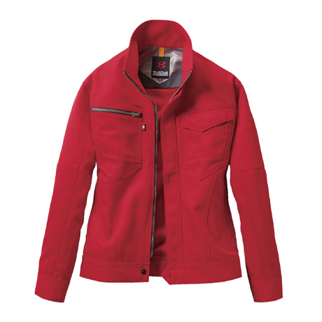 裏綿レディースジャケット【7088-BAT】 86.レッド