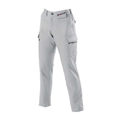 裏綿レディースカーゴパンツ【7089-BAT】 5.シルバー