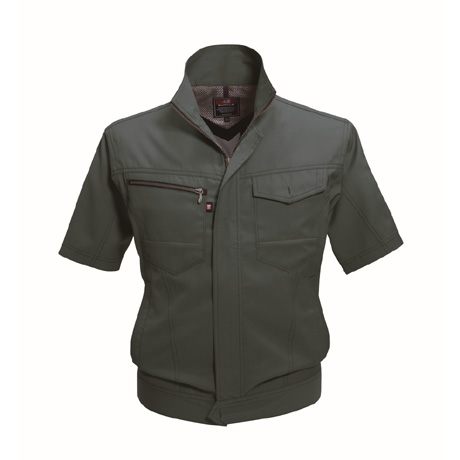 形態安定半袖ジャケット【7092-BAT】 17.クーガー