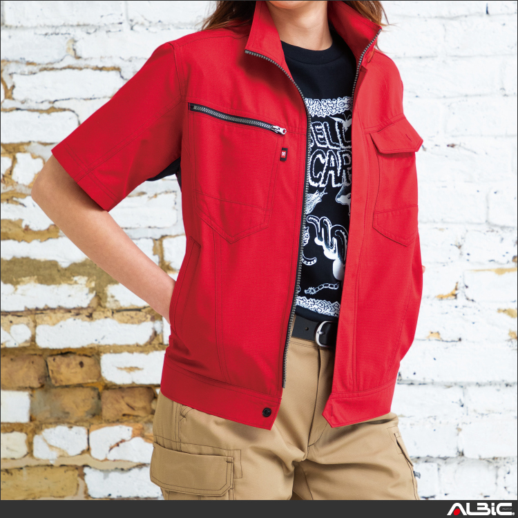 形態安定半袖ジャケット【7092-BAT】 商品写真