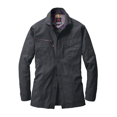 裏綿長袖シャツ【7093-BAT】 17.クーガー