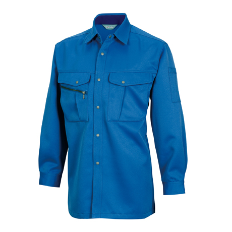 長袖シャツ【7115-TSD】 36.ブルー