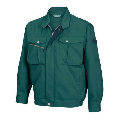 長袖ブルゾン【7116-TSD】 56.グリーン