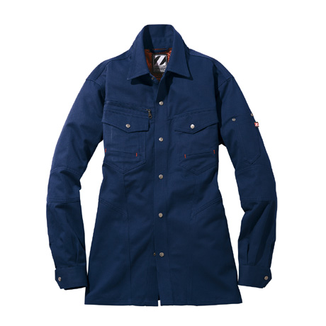 Z-DRAGON抗菌消臭長袖シャツ【71204-JIC】 C011.ネービー