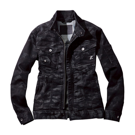 Z-DRAGONデニムストレッチジャンパー【71600S-JIC】 C142.ブラックカモフラ