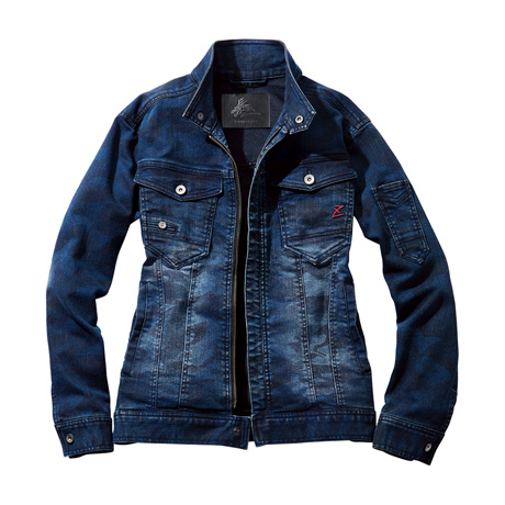 Z-DRAGONデニムストレッチジャンパー【71600S-JIC】 C156.インディゴカモフラ