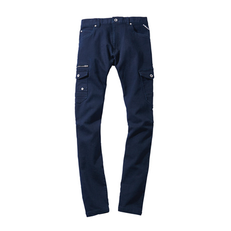 Z-DRAGONデニムストレッチノータックカーゴパンツ【71602-JIC】 C143.インディゴ