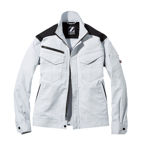 Z-DRAGON製品制電ストレッチジャンパー【72200-JIC】 C036.シルバー