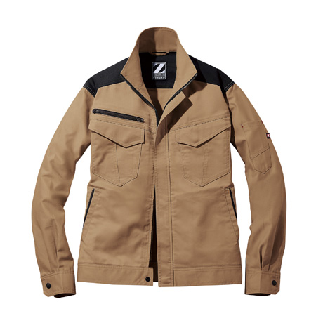 Z-DRAGON製品制電ストレッチジャンパー【72200-JIC】 C134.キャメル