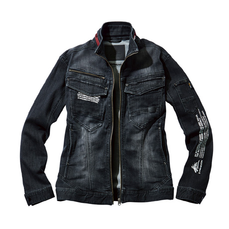 Z-DRAGONデニムストレッチジャンパー【72300-JIC】 C002.グレー