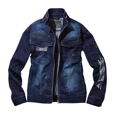 Z-DRAGONデニムストレッチジャンパー【72300-JIC】 C143.インディゴ