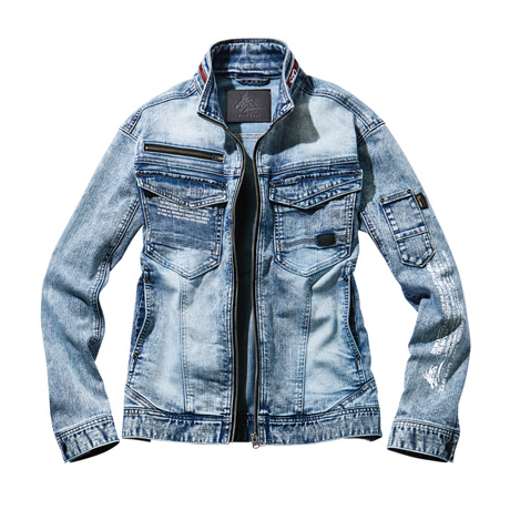 Z-DRAGONデニムストレッチジャンパー【72300-JIC】 C171.ストロングブリーチ