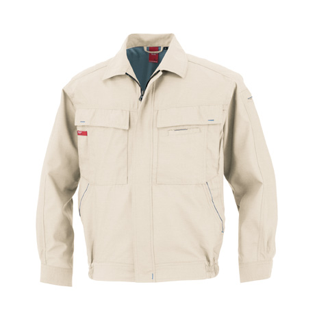 清涼素材長袖アクトブルゾン【74702-OKH】 C3.ベージュ