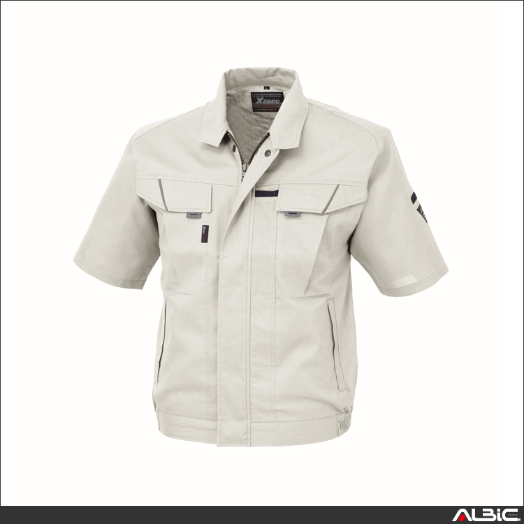 バンザイカット半袖ブルゾン【7561-XEB】 商品写真