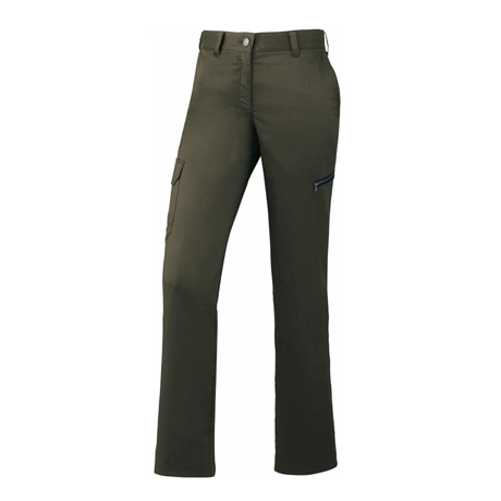 ストレッチワークレディースカーゴパンツ【75916-JIC】 C040.アーミーグリーン