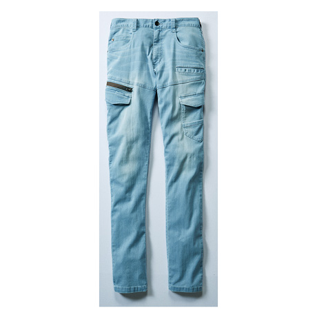 コーデュラ ストレッチカーゴパンツ【76302-JIC】 C164.クールブルー