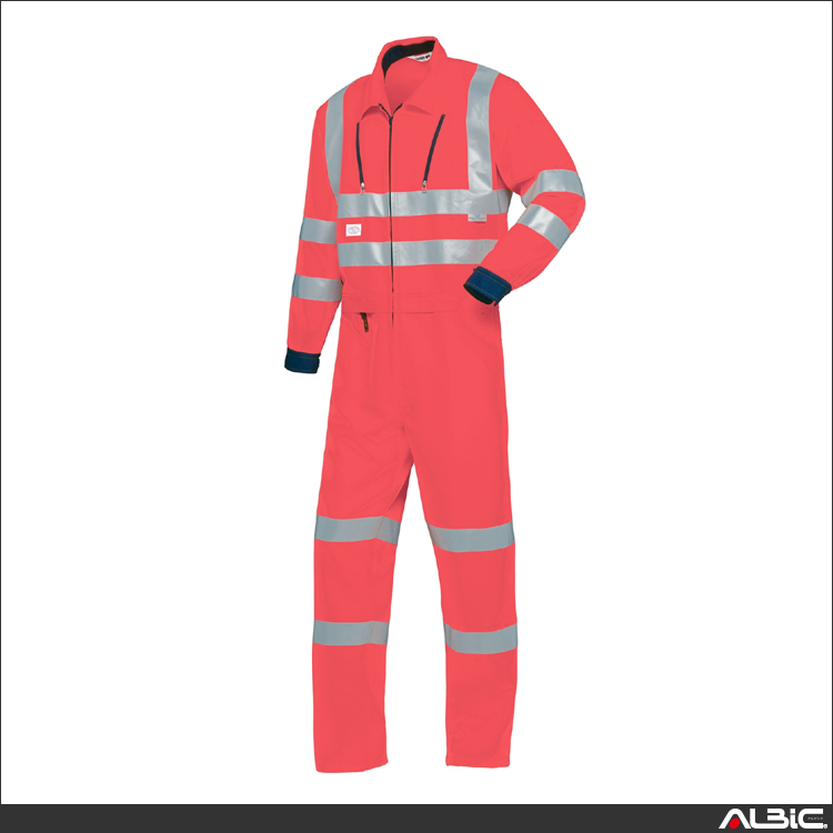 つなぎ服（高視認）腰割れ式【7635-YDT】 商品写真