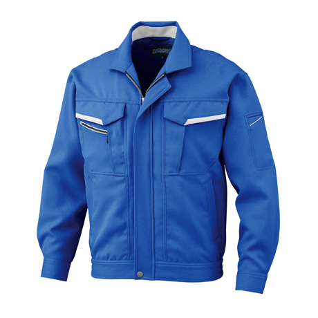 男女ペアジャケット【776-BBO】 53.ロイヤルブルー×シルバーグレー