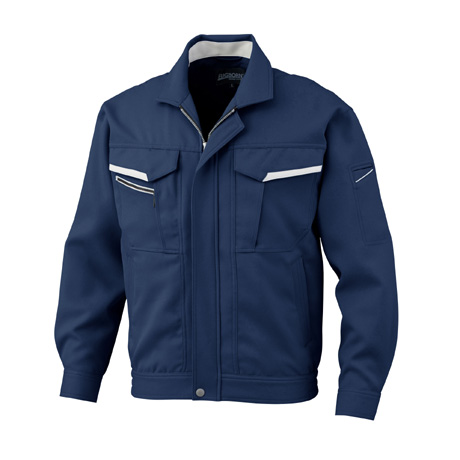 男女ペアジャケット【776-BBO】 56.ネイビー×シルバーグレー