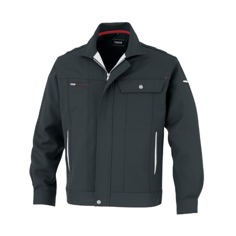 KANSAI帯電防止長袖ブルゾン【80012-OKH】 C3.ブラック