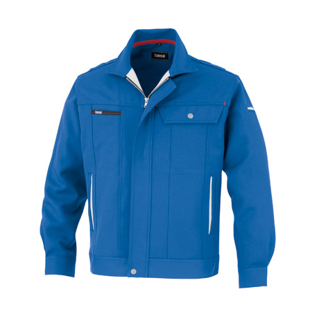 KANSAI帯電防止長袖ブルゾン【80012-OKH】 C4.ブルー