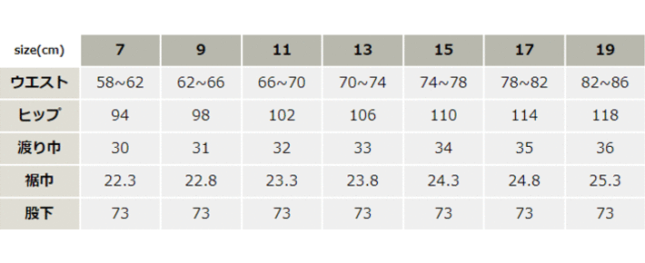 KANSAI帯電防止レディーススラックス【80065-OKH】 サイズ表